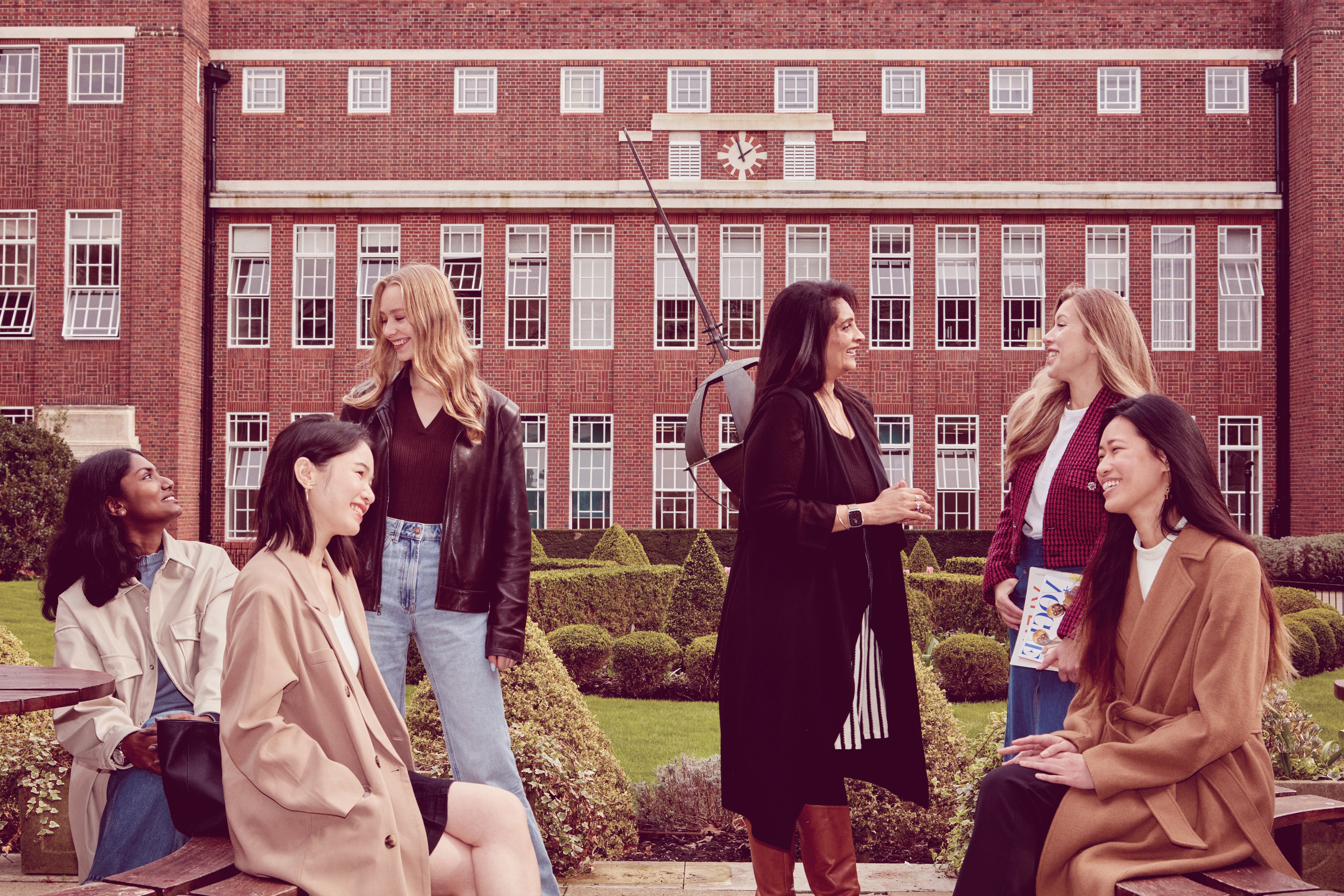Jolene Gan with colleagues at Regent's University London
