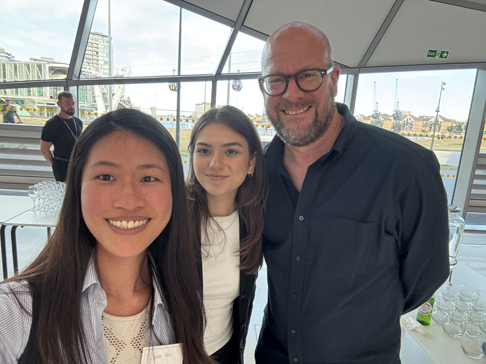 Jolene Gan with London's Chief Digital Officer Theo Blackwell at London Data Week 2026