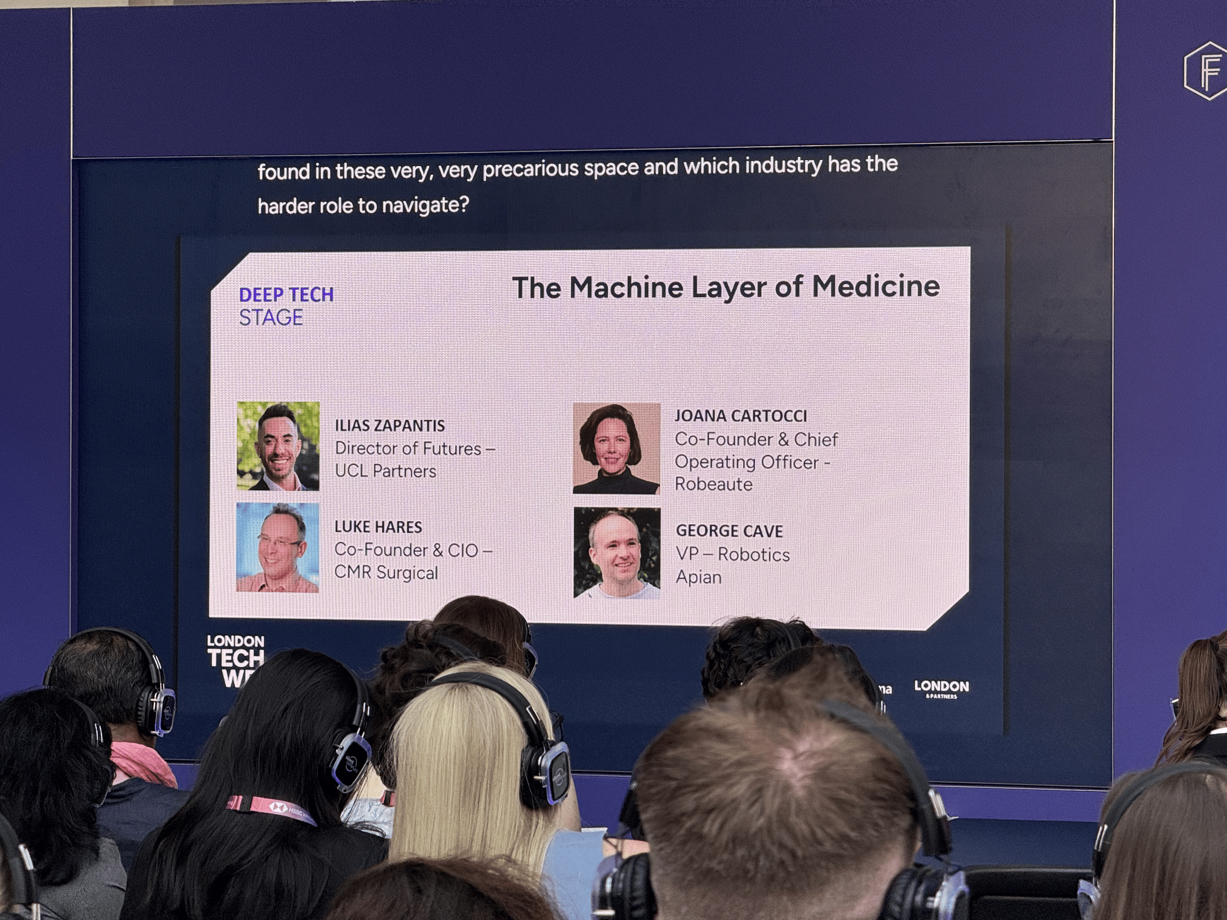 The machine layer of medicine talk, London Tech Week 2026