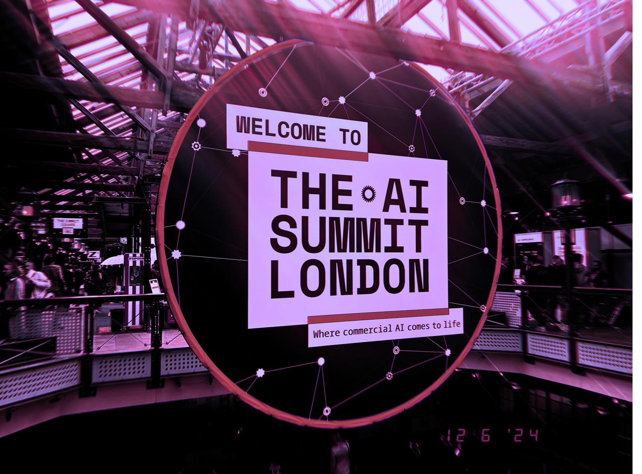 The AI Summit London 2024 welcome banner