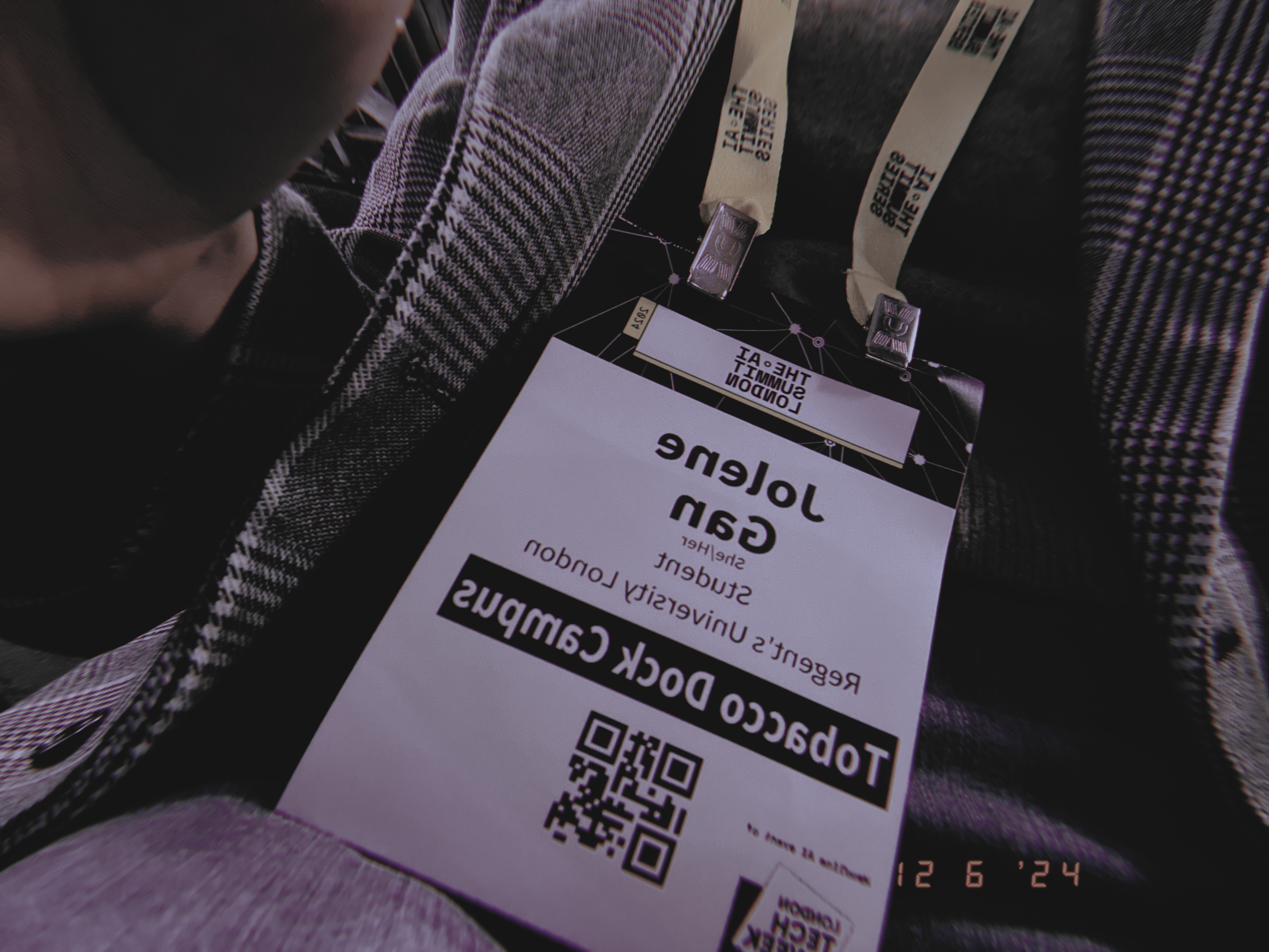 AI Summit name tag