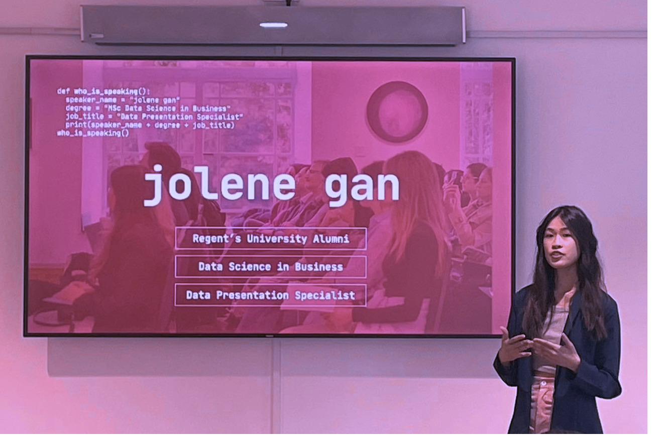 Jolene Gan speaking at UX Design Conference 2025